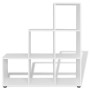 Estantería librería en forma de escalera 107 cm blanca de vidaXL, Librerías y estanterías - Ref: Foro24-242552, Precio: 73,33...