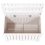 White pine wood garden storage box 76x42.5x54 cm by , Outdoor storage boxes - Ref: Foro24-823823, Price: 144,12 €, Discount: %