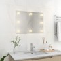 Frameless Wall Mirror with LED Lights Rectangular Glass by , Mirrors - Ref: Foro24-3078643, Price: 40,85 €, Discount: %