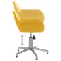 Sillas de comedor giratorias 4 unidades terciopelo amarillo de , Sillas de comedor - Ref: Foro24-3092716, Precio: 245,71 €, D...