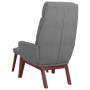 Relaxation armchair with light gray fabric stool by , Armchairs - Ref: Foro24-3097563, Price: 183,70 €, Discount: %