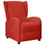 Red Faux Leather Liftable Wing Chair by , Armchairs - Ref: Foro24-3098247, Price: 231,91 €, Discount: %