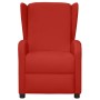 Red Faux Leather Liftable Wing Chair by , Armchairs - Ref: Foro24-3098247, Price: 231,91 €, Discount: %