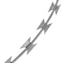 Concertina barbed wire galvanized steel BTO-22 150 m by vidaXL, Chains, wire and rope - Ref: Foro24-141810, Price: 83,57 €, D...