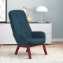 Blue velvet relaxation armchair by , Armchairs - Ref: Foro24-341228, Price: 139,02 €, Discount: %