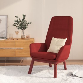 Sillón de relax de tela color rojo tinto de , Sillones - Ref: Foro24-341391, Precio: 127,99 €, Descuento: %