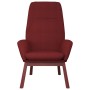 Sillón de relax de tela color rojo tinto de , Sillones - Ref: Foro24-341391, Precio: 127,73 €, Descuento: %