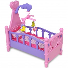 Cama de juguete para muñeca rosa + morada de vidaXL, Accesorios para muñecas y muñecos de acción - Ref: Foro24-80117, Precio:...