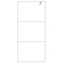 Transparent white ESG glass shower screen 90x195 cm by , Shower walls and screens - Ref: Foro24-152121, Price: 137,66 €, Disc...