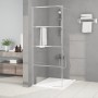 Silver transparent ESG glass shower screen 80x195 cm by , Shower walls and screens - Ref: Foro24-152135, Price: 128,71 €, Dis...