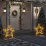 Estrella de luz decorativa Navidad con estacas 115 LED 85 cm de , Luces de Navidad - Ref: Foro24-357724, Precio: 50,99 €, Des...