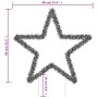 Christmas decorative light star with stakes 115 LED 85 cm by , Christmas lights - Ref: Foro24-357724, Price: 45,56 €, Discoun...