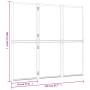 Cream white 3-panel divider screen 210x180 cm by , Room dividers - Ref: Foro24-319183, Price: 100,07 €, Discount: %