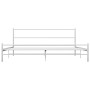 Estructura de cama de metal blanca 180x200 cm de , Camas y somieres - Ref: Foro24-284697, Precio: 122,60 €, Descuento: %