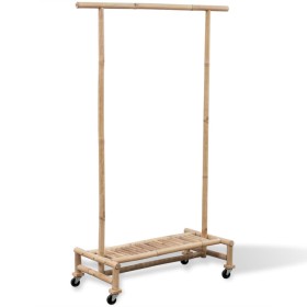 Bamboo Clothes Rack by vidaXL, Dresser Organizers and Bar Hangers - Ref: Foro24-242496, Price: 74,37 €, Discount: %