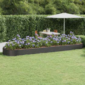 Steel flower bed anthracite powder coated 523x140x36cm by , Pots and planters - Ref: Foro24-319046, Price: 105,50 €, Discount: %