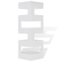 Paragüero cuadrado soporte de bastones acero blanco 48,5 cm de vidaXL, Paragüeros - Ref: Foro24-242470, Precio: 32,99 €, Desc...