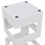 Square umbrella stand cane holder white steel 48.5 cm by vidaXL, umbrella stands - Ref: Foro24-242470, Price: 32,37 €, Discou...