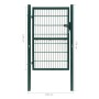 Green individual 2D fence gate 106x170 cm by vidaXL, garden gates - Ref: Foro24-141749, Price: 180,99 €, Discount: %