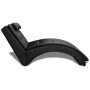 Diván con almohada de cuero sintético negro de vidaXL, Divanes - Ref: Foro24-242216, Precio: 251,37 €, Descuento: %