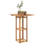 High terrace table solid acacia wood 75x75x110 cm by , Garden tables - Ref: Foro24-319187, Price: 85,99 €, Discount: %