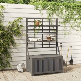 Storage box with acacia wood trellis 99x50x160 cm by , Outdoor storage boxes - Ref: Foro24-318761, Price: 267,91 €, Discount: %