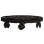 Soporte para plantas con ruedas 2 uds negro diámetro 30cm 170kg de , Soportes para macetas - Ref: Foro24-3143915, Precio: 46,...