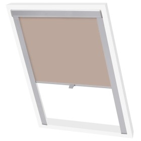 Roll-up blackout blind in beige 206 by vidaXL, Blinds and blinds - Ref: Foro24-131250, Price: 42,99 €, Discount: %