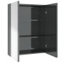 Bathroom mirror cabinet in glossy grey MDF 60x15x75 cm by , bathroom vanities - Ref: Foro24-331526, Price: 112,64 €, Discount: %