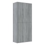 Mueble zapatero madera de ingeniería gris Sonoma 80x39x178 cm de , Zapateros y organizadores de calzado - Ref: Foro24-815532,...