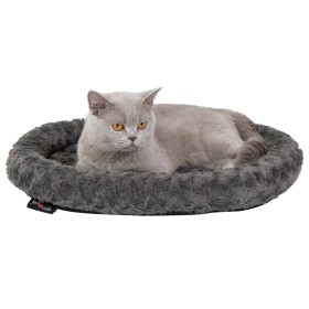 Jack and Vanilla Softy S pet basket gray rosette 55x45x7 cm by , Cat beds - Ref: Foro24-444149, Price: 40,99 €, Discount: %