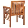 Garden chairs with cushions 4 units solid acacia wood by , Garden chairs - Ref: Foro24-3120452, Price: 393,54 €, Discount: %