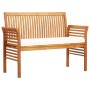 Garden dining set 5 pieces and solid acacia wood cushions by , Garden sets - Ref: Foro24-3120459, Price: 720,78 €, Discount: %