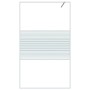 Transparent white ESG glass shower screen 115x195 cm by , Shower walls and screens - Ref: Foro24-152153, Price: 198,29 €, Dis...