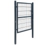 Individual 2D fence gate anthracite gray 106x210 cm by vidaXL, garden gates - Ref: Foro24-141744, Price: 244,92 €, Discount: %