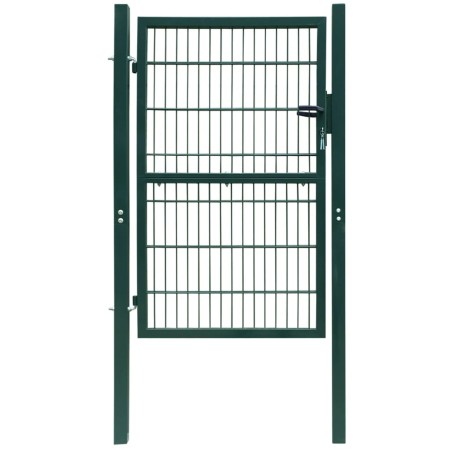 Green individual 2D fence gate 106x230 cm by vidaXL, garden gates - Ref: Foro24-141752, Price: 217,11 €, Discount: %