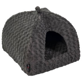 Jack and Vanilla Igloo for pets Softy S gray rosette 50x50x50 cm by , Cat beds - Ref: Foro24-444143, Price: 82,99 €, Discount: %