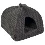 Jack and Vanilla Iglu für Haustiere Softy S graue Rosette 50x50x50 cm von , Katzenbetten - Ref: Foro24-444143, Preis: 82,63 €...