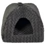 Jack and Vanilla Iglu für Haustiere Softy S graue Rosette 50x50x50 cm von , Katzenbetten - Ref: Foro24-444143, Preis: 82,63 €...