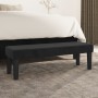 Black velvet bench 100x30x30 cm by , Banks - Ref: Foro24-346668, Price: 53,94 €, Discount: %