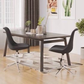 Swivel dining chairs 2 units dark gray fabric by , dining chairs - Ref: Foro24-338361, Price: 127,99 €, Discount: %