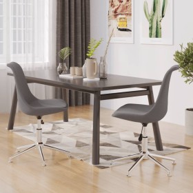 Swivel dining chairs 2 units light gray fabric by , dining chairs - Ref: Foro24-338363, Price: 149,85 €, Discount: %