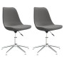 Swivel dining chairs 2 units light gray fabric by , dining chairs - Ref: Foro24-338363, Price: 149,63 €, Discount: %