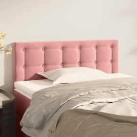 Pink velvet headboard 80x5x78/88 cm by , Headboards and footboards - Ref: Foro24-346415, Price: 44,99 €, Discount: %