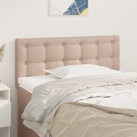 Cappuccino synthetic leather headboard 90x5x78/88 cm by , Headboards and footboards - Ref: Foro24-346429, Price: 45,99 €, Dis...