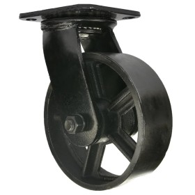 Mac Lean Swivel wheels 2 units black 150 mm by , Material handling - Ref: Foro24-444092, Price: 73,01 €, Discount: %