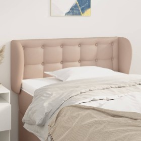 Cappuccino synthetic leather headboard 83x23x78/88 cm by , Headboards and footboards - Ref: Foro24-3117221, Price: 51,99 €, D...