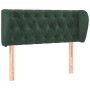 Dark green velvet headboard 103x23x78/88 cm by , Headboards and footboards - Ref: Foro24-3117525, Price: 62,65 €, Discount: %