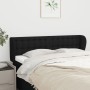 Cabecero de tela negro 147x23x78/88 cm de , Cabeceros y pies de cama - Ref: Foro24-3117578, Precio: 68,29 €, Descuento: %