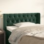 Cabecero de terciopelo verde oscuro 93x16x78/88 cm de , Cabeceros y pies de cama - Ref: Foro24-3119143, Precio: 62,44 €, Desc...